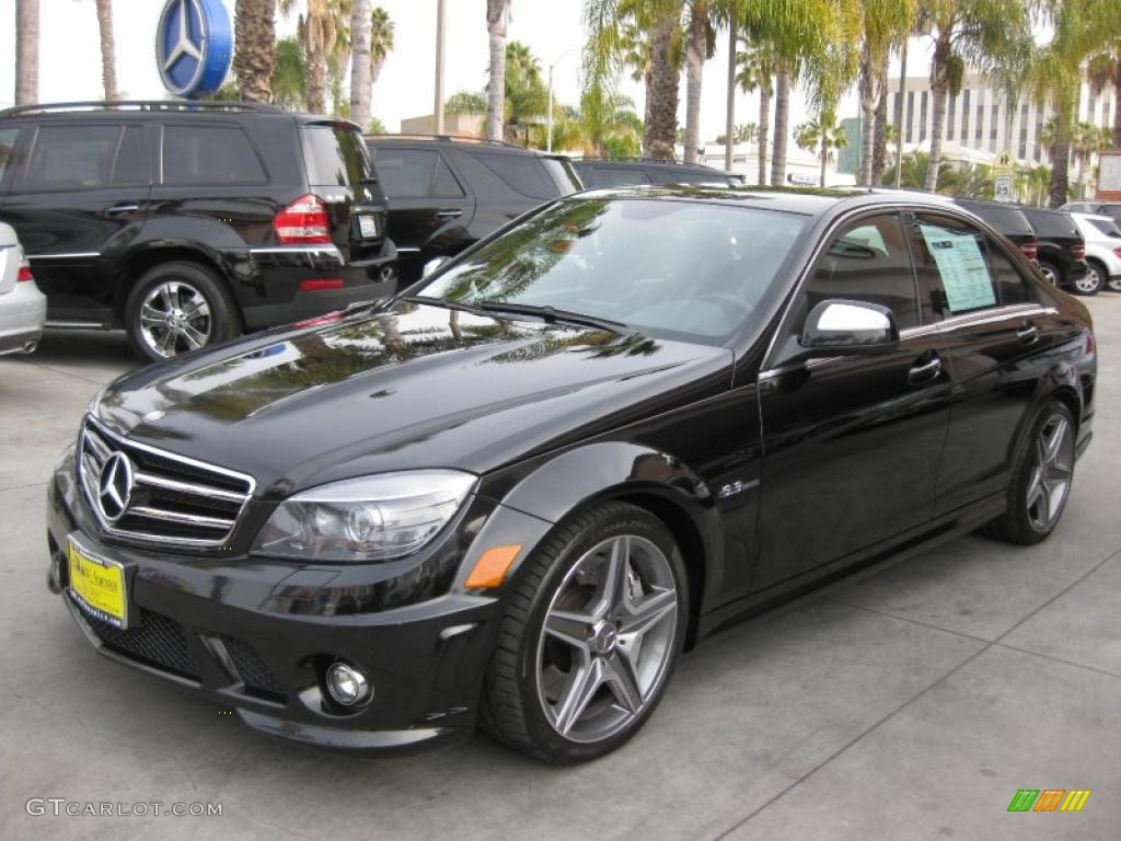 Black 2008 Mercedes-Benz C 63 AMG Exterior Photo #46800501