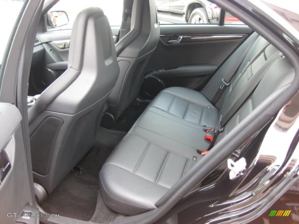 Black Interior 2008 Mercedes-Benz C 63 AMG Photo #46800741