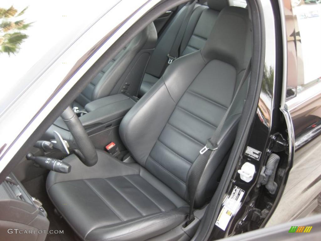 Black Interior 2008 Mercedes-Benz C 63 AMG Photo #46800783
