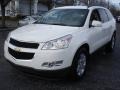 2011 White Chevrolet Traverse LT  photo #1