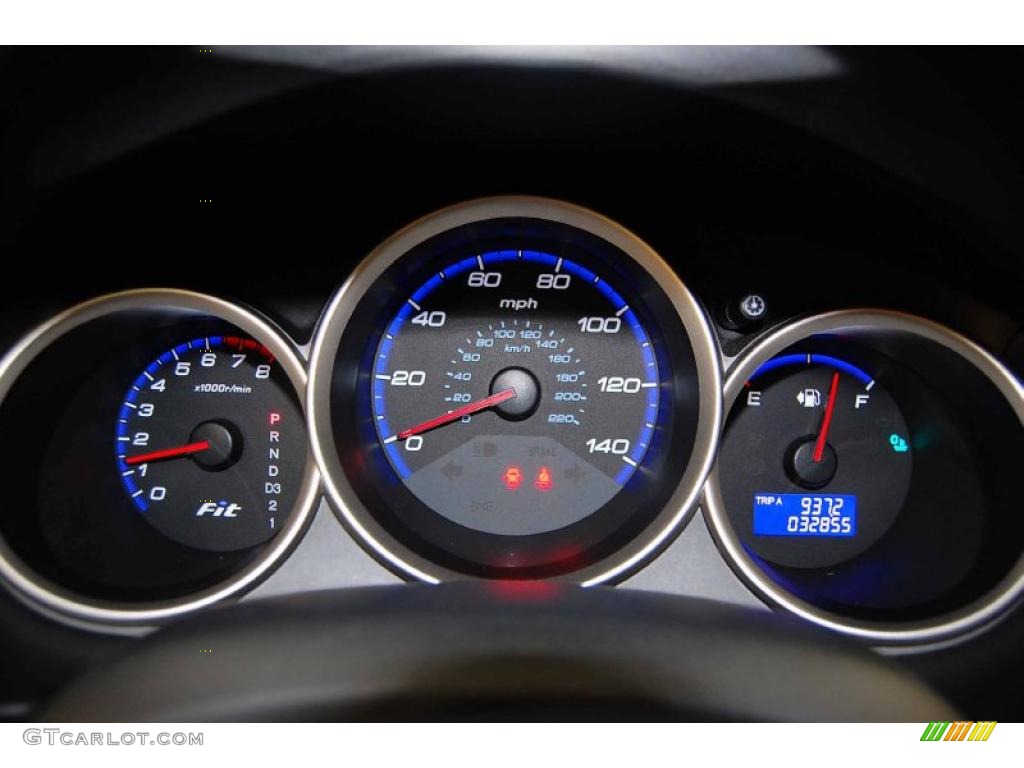 2007 Honda Fit Standard Fit Model Gauges Photo #46802430