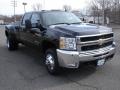 2010 Black Chevrolet Silverado 3500HD LTZ Crew Cab 4x4 Dually  photo #3