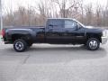 2010 Black Chevrolet Silverado 3500HD LTZ Crew Cab 4x4 Dually  photo #7