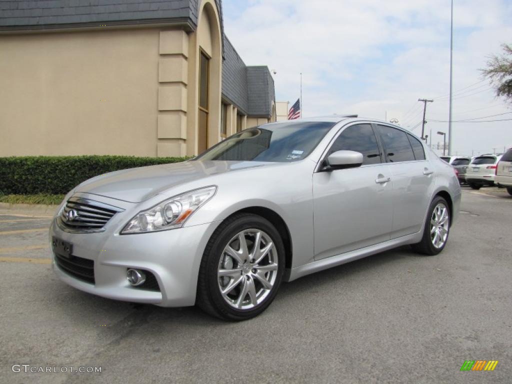 Liquid Platinum 2010 Infiniti G 37 S Sport Sedan Exterior Photo #46802850