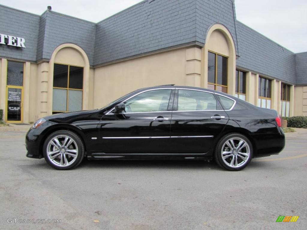Black Obsidian 2010 Infiniti M 35 S Sedan Exterior Photo #46803225