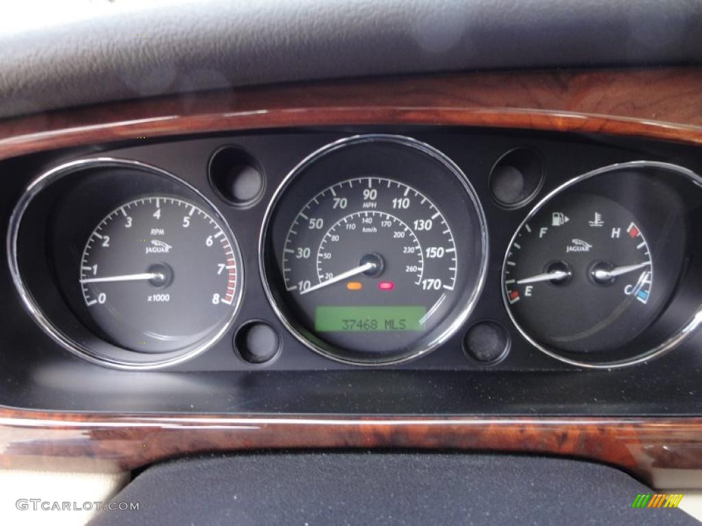2008 Jaguar XJ XJ8 Gauges Photo #46804686