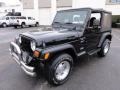 Black 1999 Jeep Wrangler Sport 4x4 Exterior