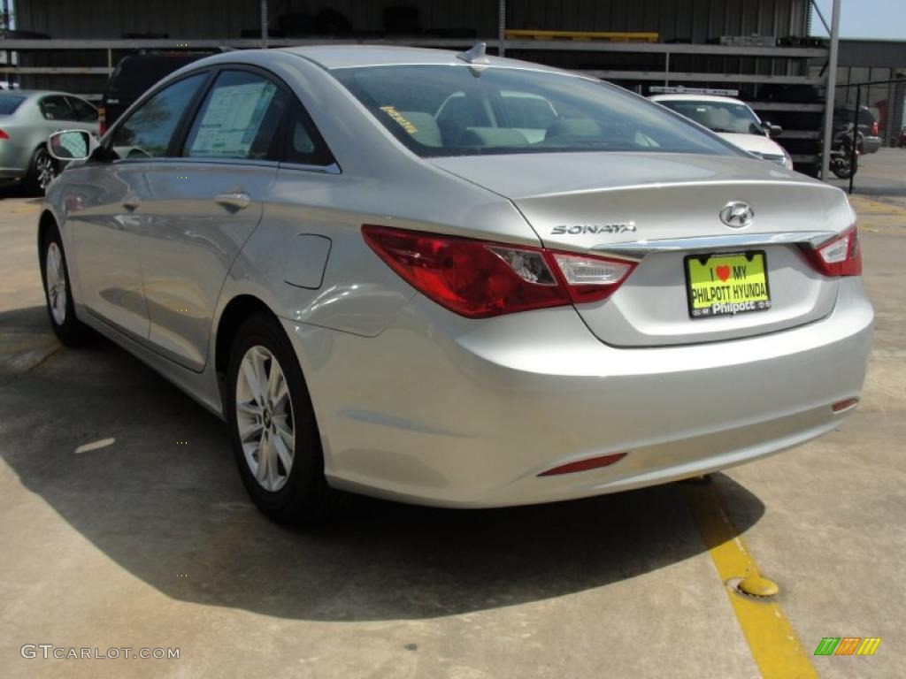 2011 Sonata GLS - Radiant Silver / Gray photo #5