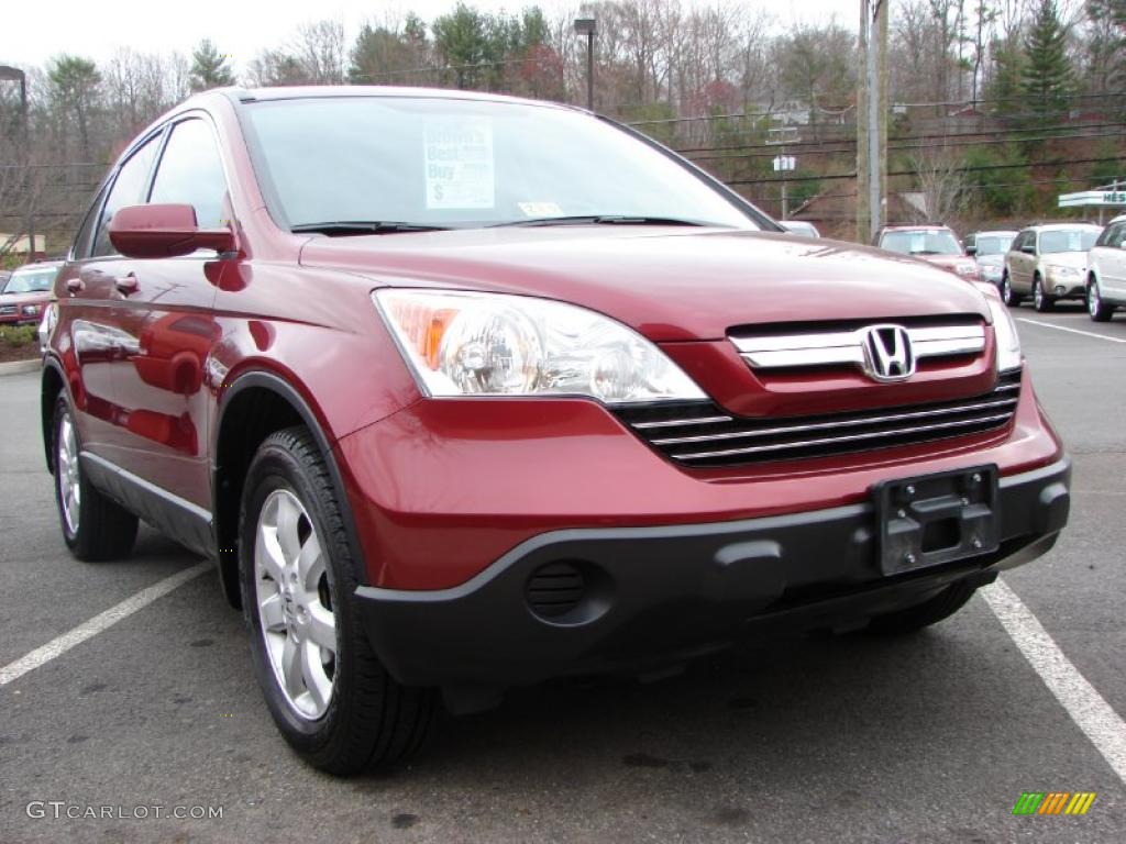 2007 CR-V EX-L 4WD - Tango Red Pearl / Ivory photo #1
