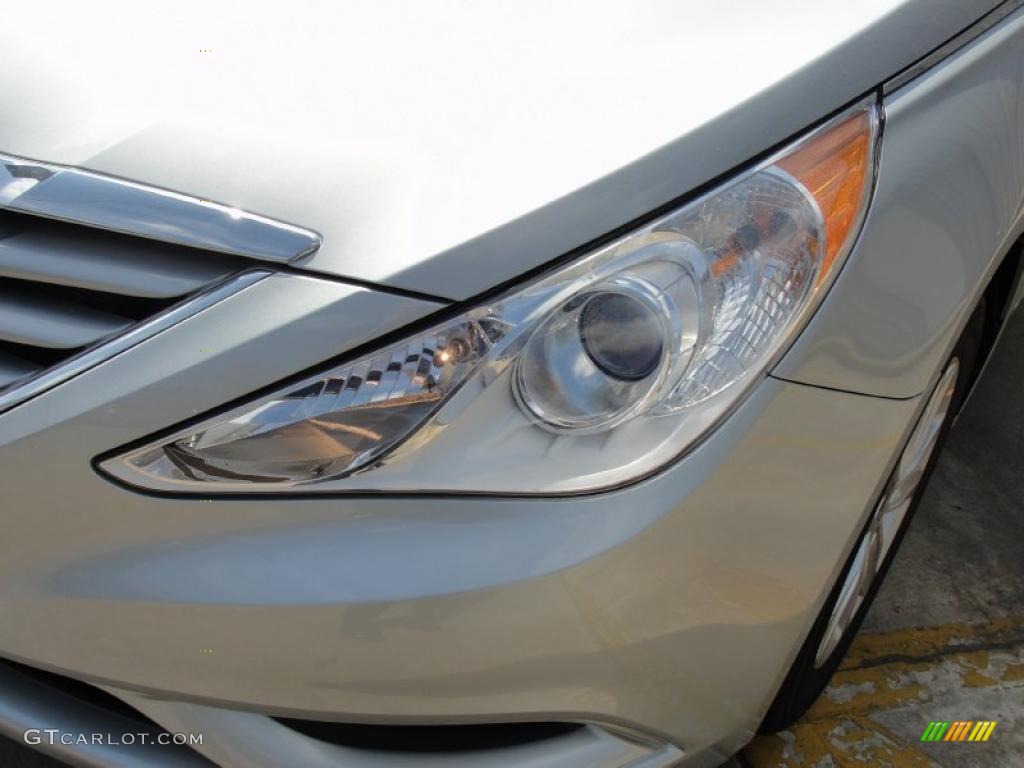 2011 Sonata GLS - Radiant Silver / Gray photo #9