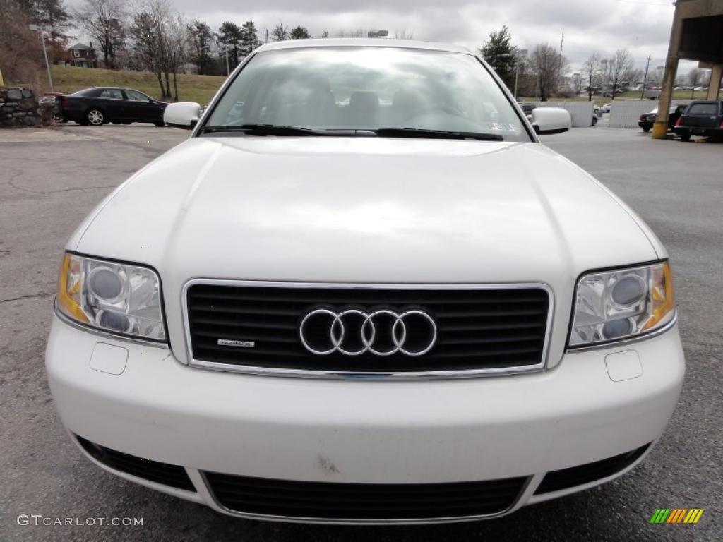 2003 A6 3.0 quattro Sedan - Polar White / Beige photo #3
