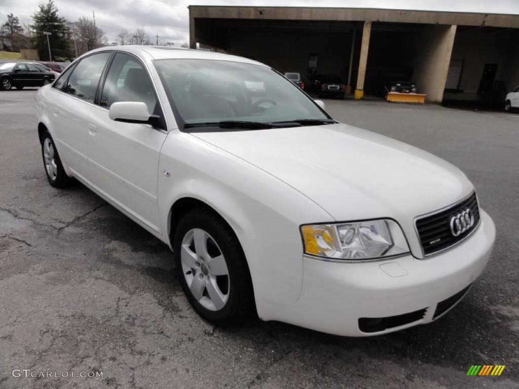 2003 A6 3.0 quattro Sedan - Polar White / Beige photo #4