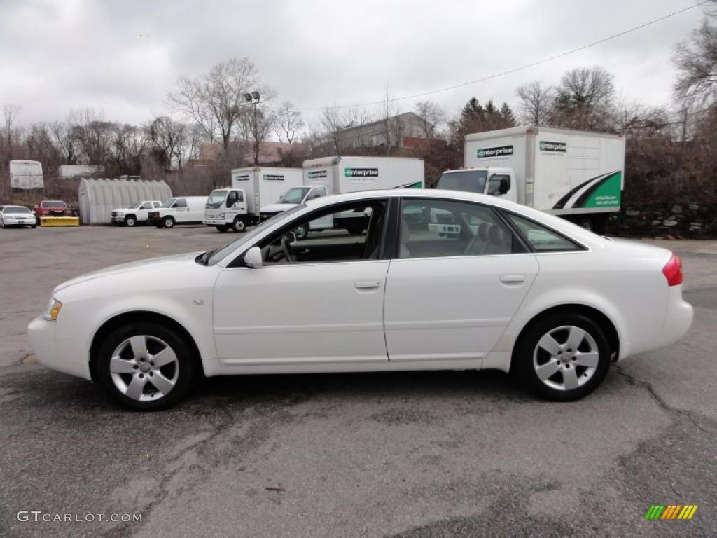 2003 A6 3.0 quattro Sedan - Polar White / Beige photo #11