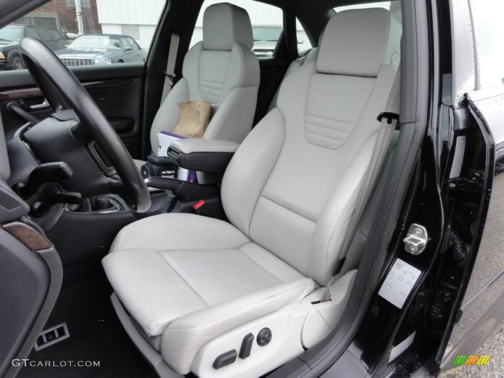 Silver Interior 2004 Audi S4 4.2 quattro Sedan Photo #46806414