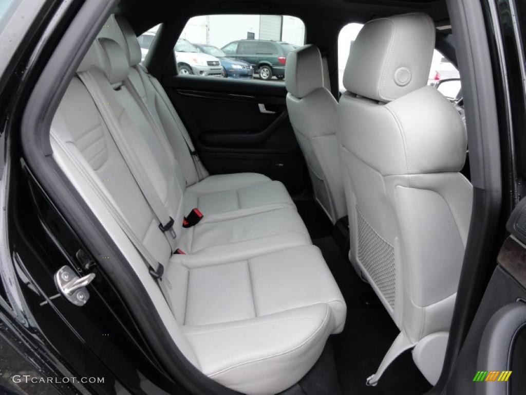 Silver Interior 2004 Audi S4 4.2 quattro Sedan Photo #46806516