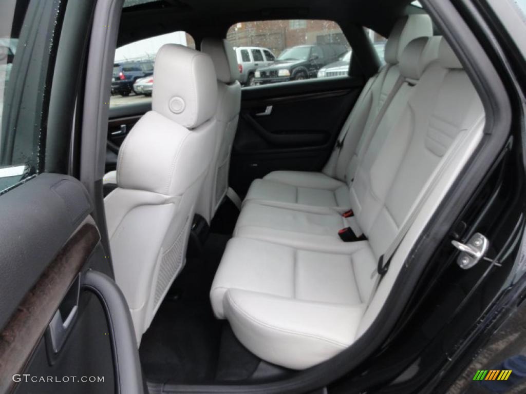 Silver Interior 2004 Audi S4 4.2 quattro Sedan Photo #46806549