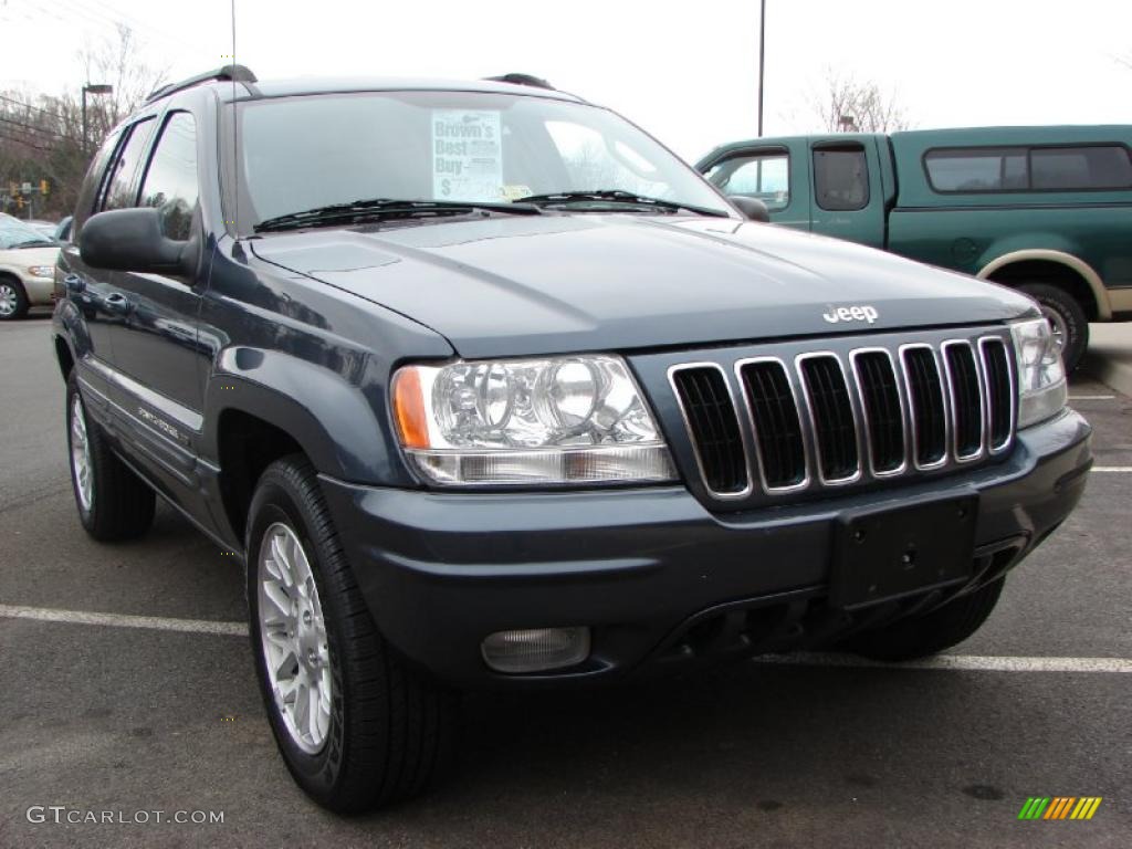 2003 Grand Cherokee Limited 4x4 - Patriot Blue Pearl / Taupe photo #1
