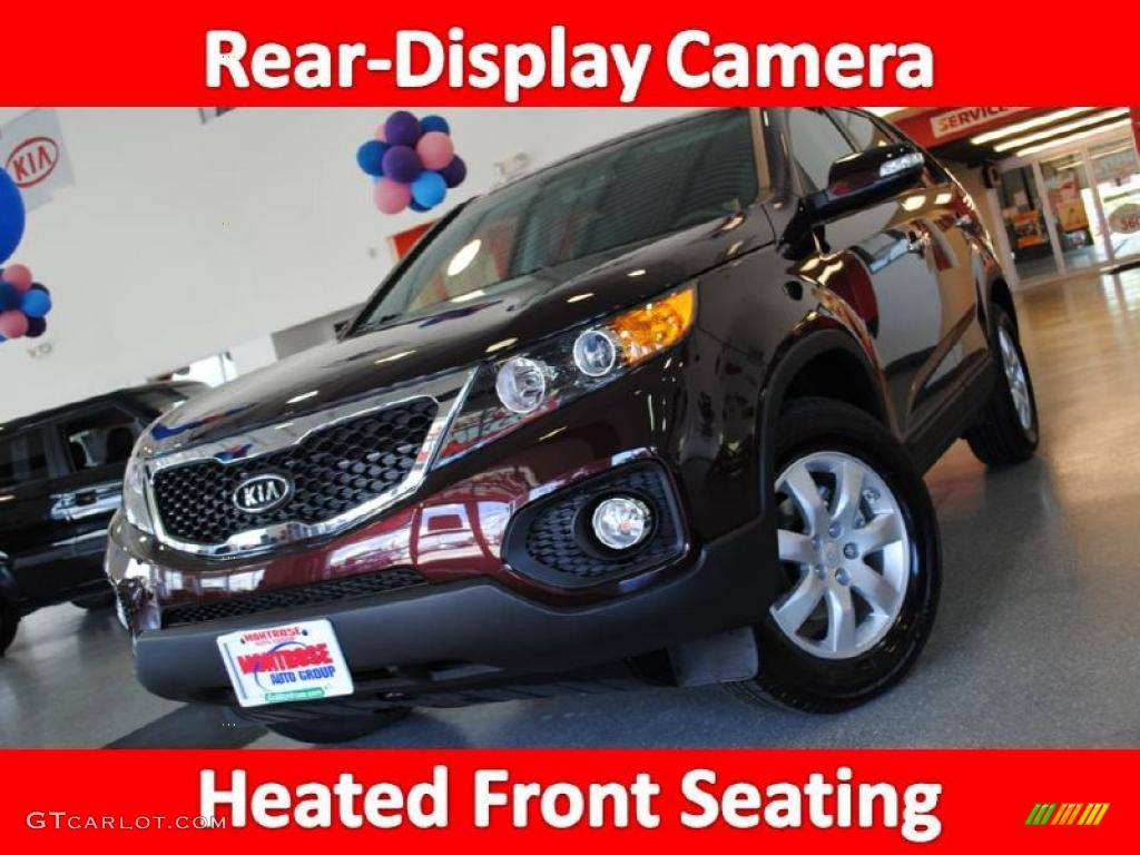 Dark Cherry Kia Sorento