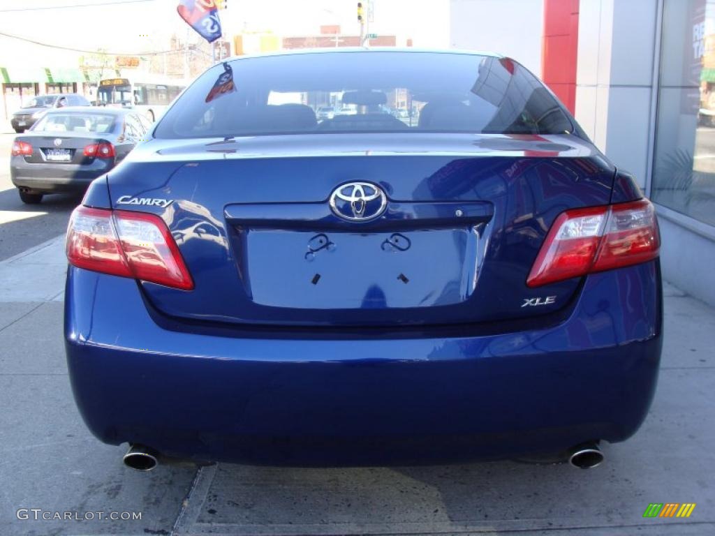 2008 Camry XLE V6 - Blue Ribbon Metallic / Ash photo #6