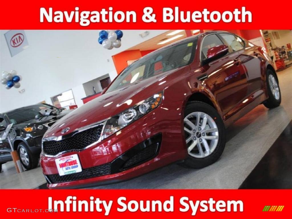 2011 Optima LX - Spicy Red / Beige photo #1