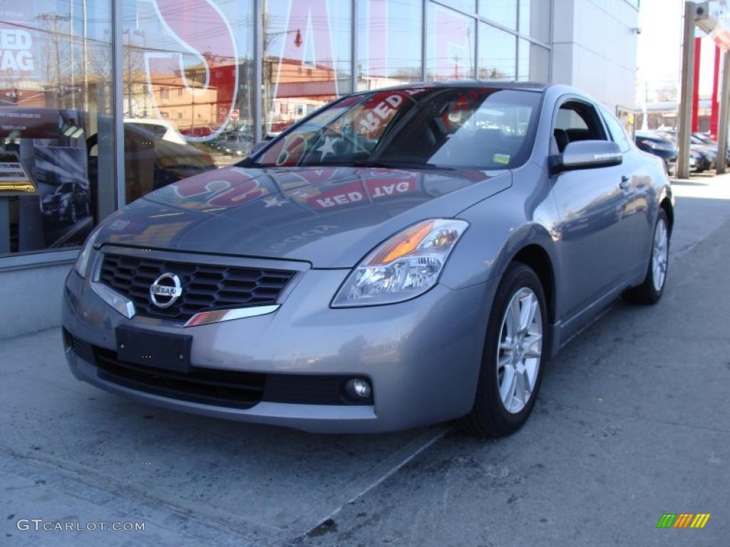 2008 Altima 3.5 SE Coupe - Precision Gray Metallic / Charcoal photo #4