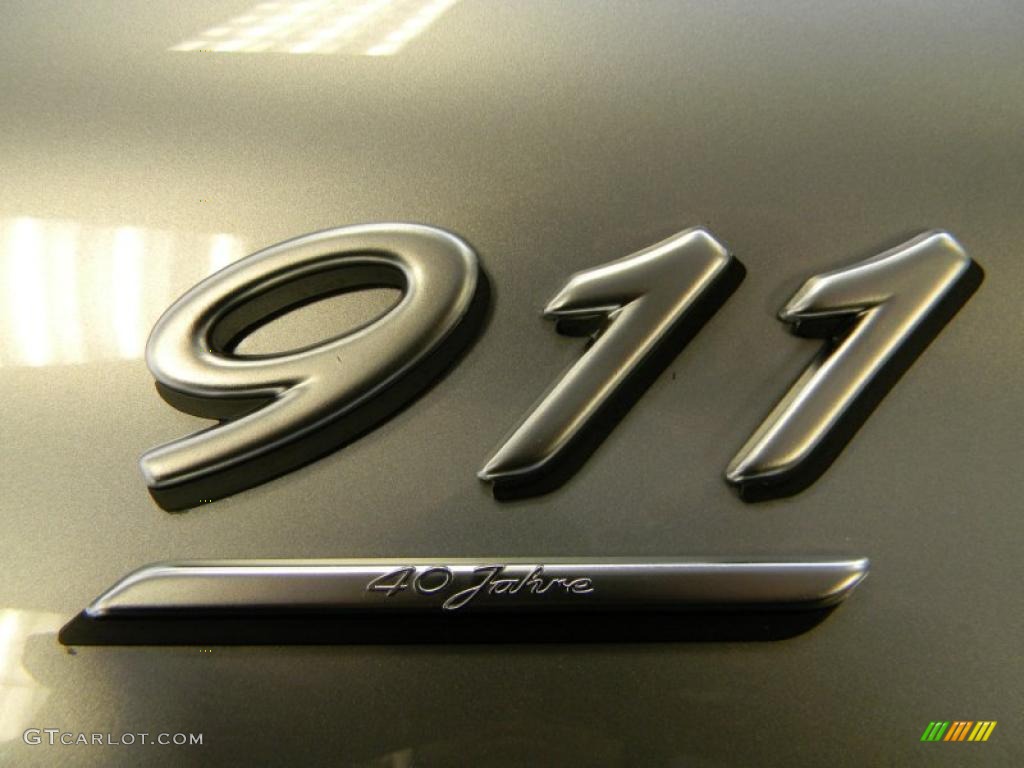 2004 Porsche 911 Carrera 40th Anniversary Edition Coupe Marks and Logos Photo #46811385