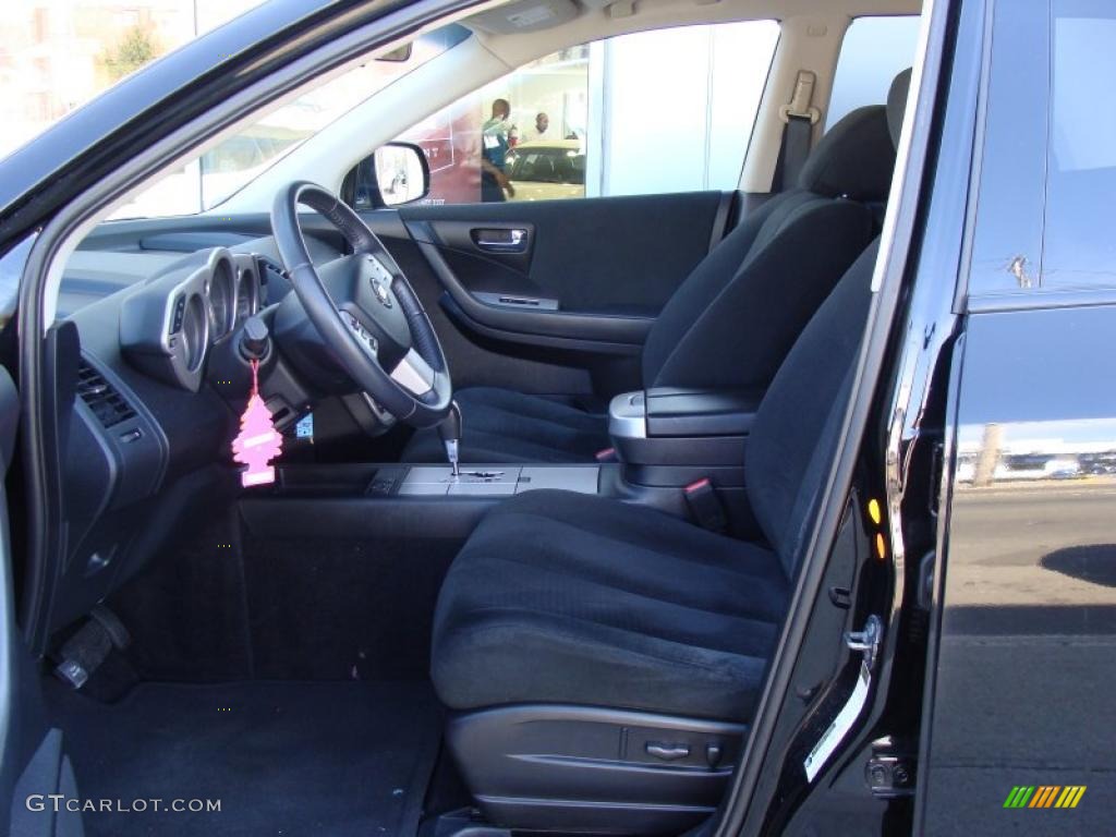 2007 Murano S AWD - Super Black / Charcoal photo #11