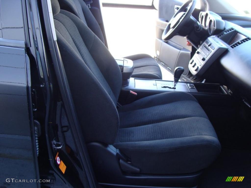 2007 Murano S AWD - Super Black / Charcoal photo #16