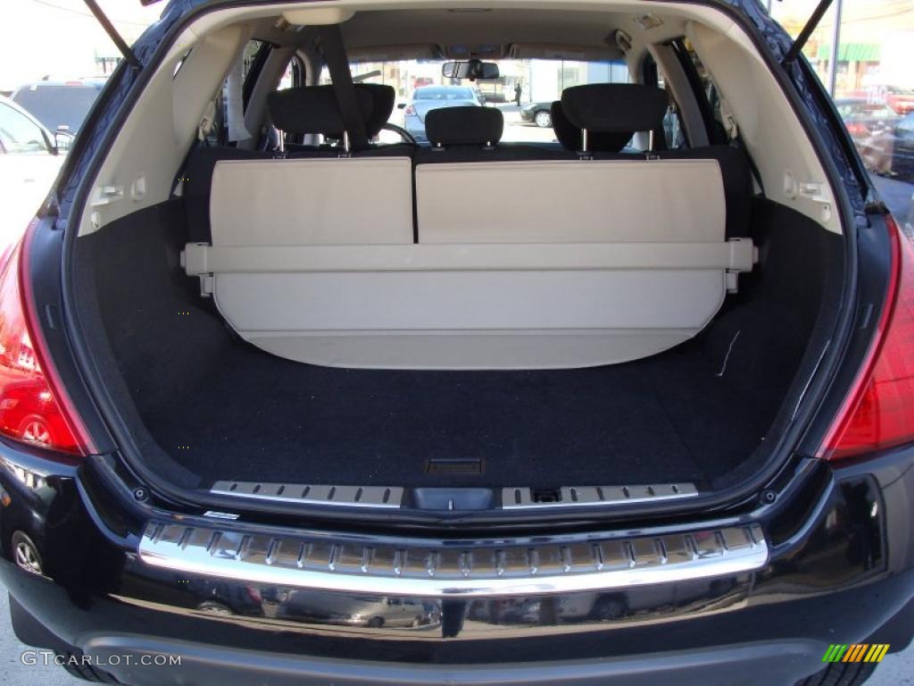 2007 Murano S AWD - Super Black / Charcoal photo #26