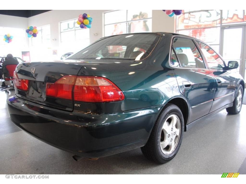 Dark Emerald Pearl 1999 Honda Accord EX Sedan Exterior Photo #46811997
