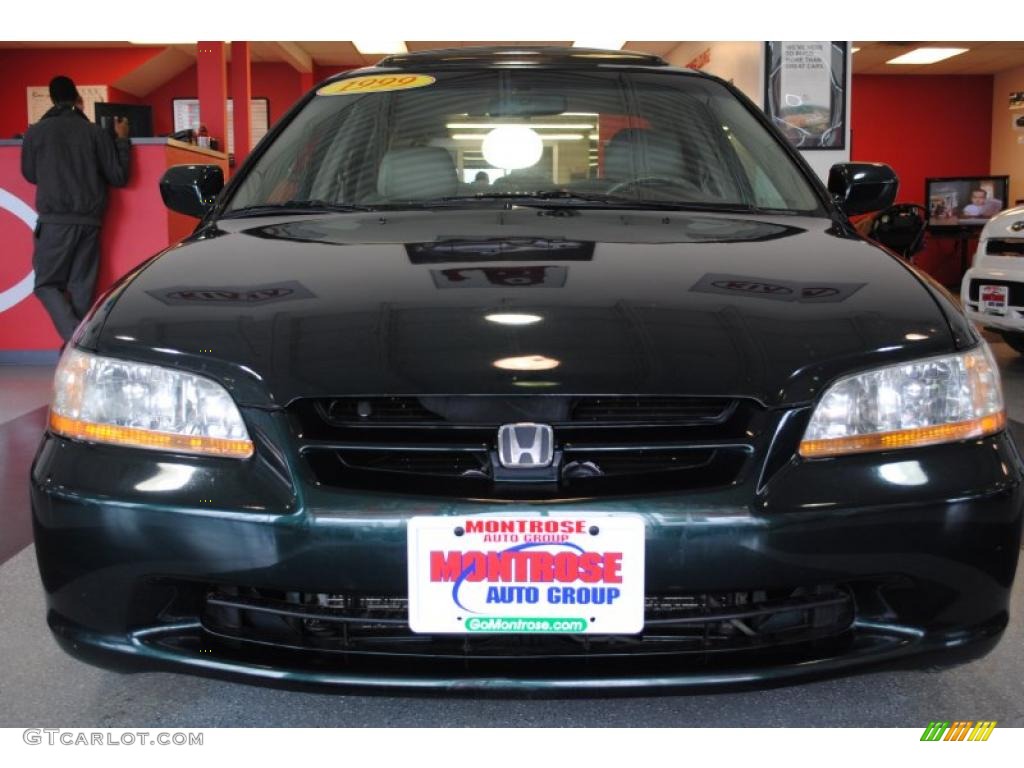 1999 Accord EX Sedan - Dark Emerald Pearl / Tan photo #10