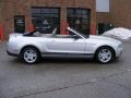 2010 Brilliant Silver Metallic Ford Mustang V6 Premium Convertible  photo #3