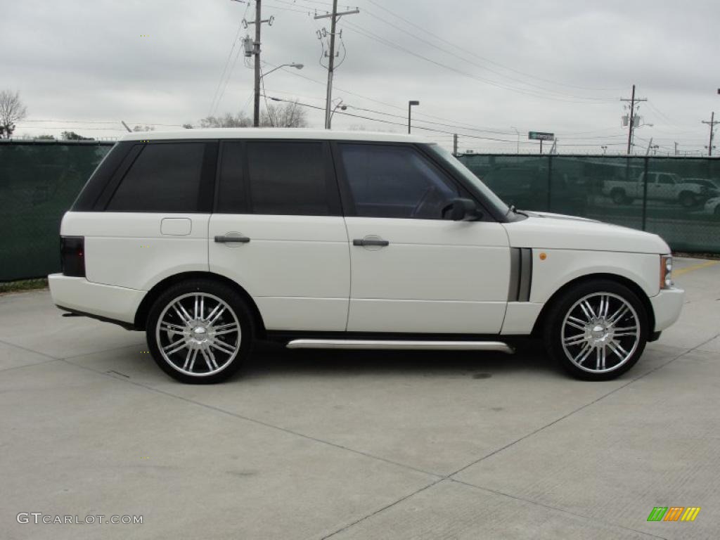 2003 Range Rover HSE - Chawton White / Charcoal/Jet Black photo #2