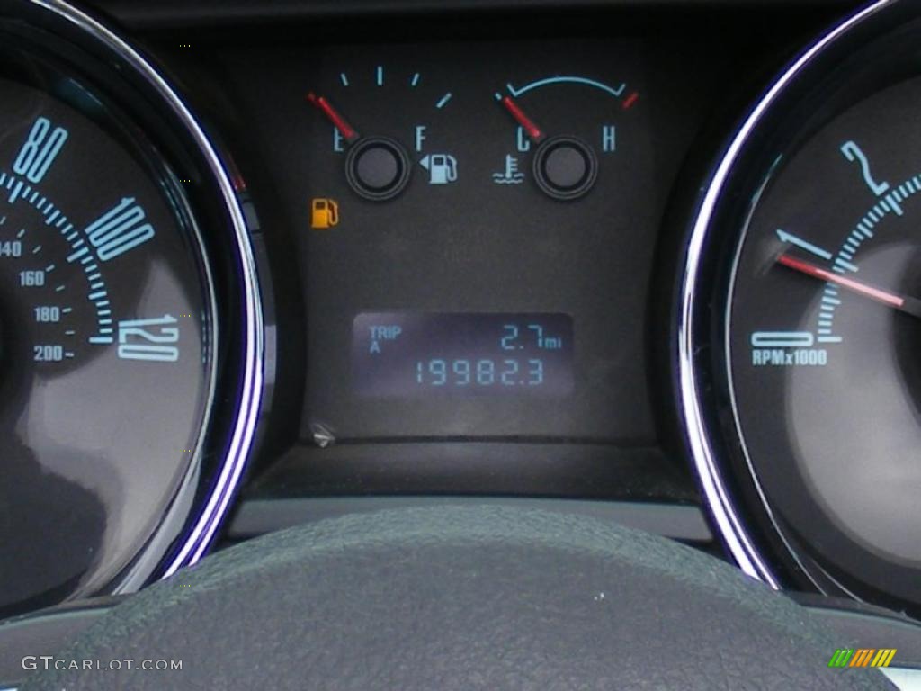 2010 Mustang V6 Premium Convertible - Brilliant Silver Metallic / Stone photo #19