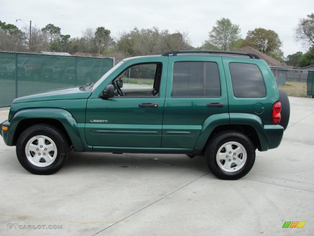 Timberline Green Pearl 2004 Jeep Liberty Limited Exterior Photo #46813770