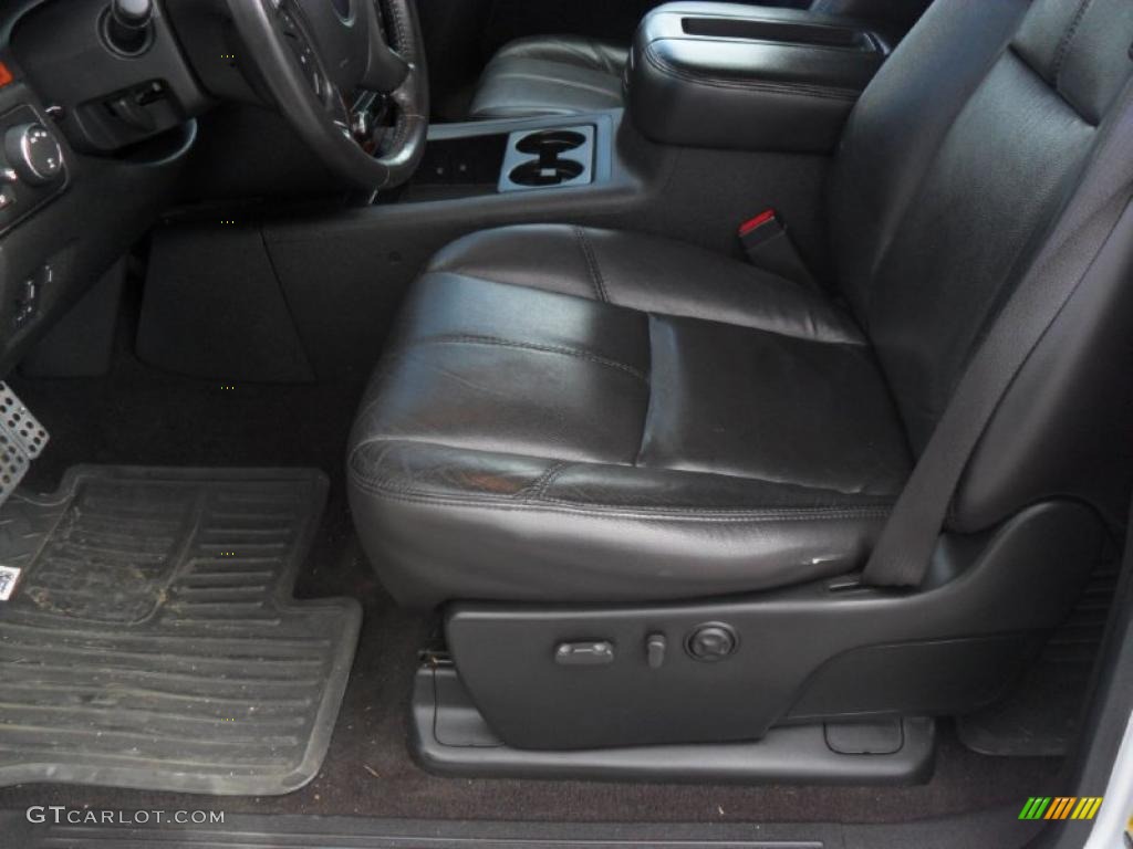 Ebony Interior 2007 Chevrolet Silverado 3500HD LTZ Crew Cab 4x4 Dually Photo #46813983