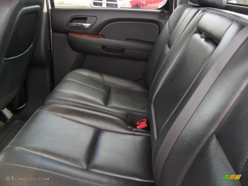 Ebony Interior 2007 Chevrolet Silverado 3500HD LTZ Crew Cab 4x4 Dually Photo #46814088