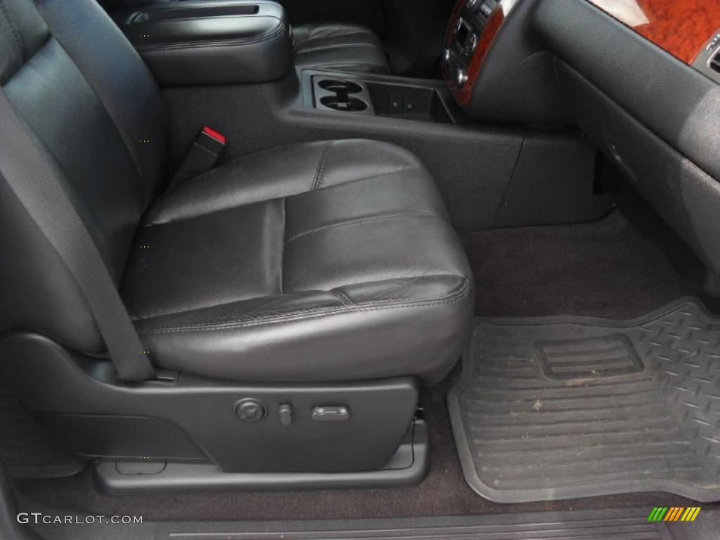 Ebony Interior 2007 Chevrolet Silverado 3500HD LTZ Crew Cab 4x4 Dually Photo #46814166