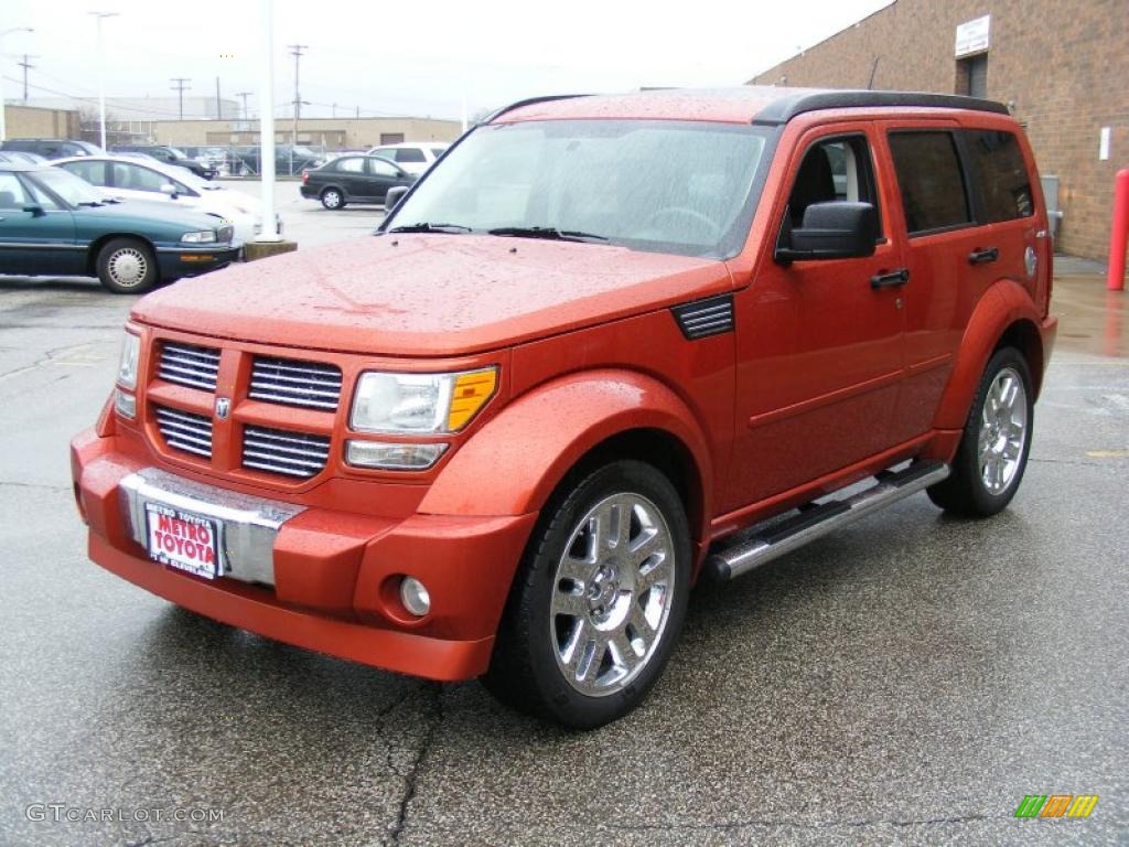 Sunburst Orange Pearl 2009 Dodge Nitro R/T 4x4 Exterior Photo #46814565