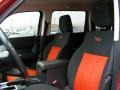 Dark Slate Gray/Orange 2009 Dodge Nitro R/T 4x4 Interior Color