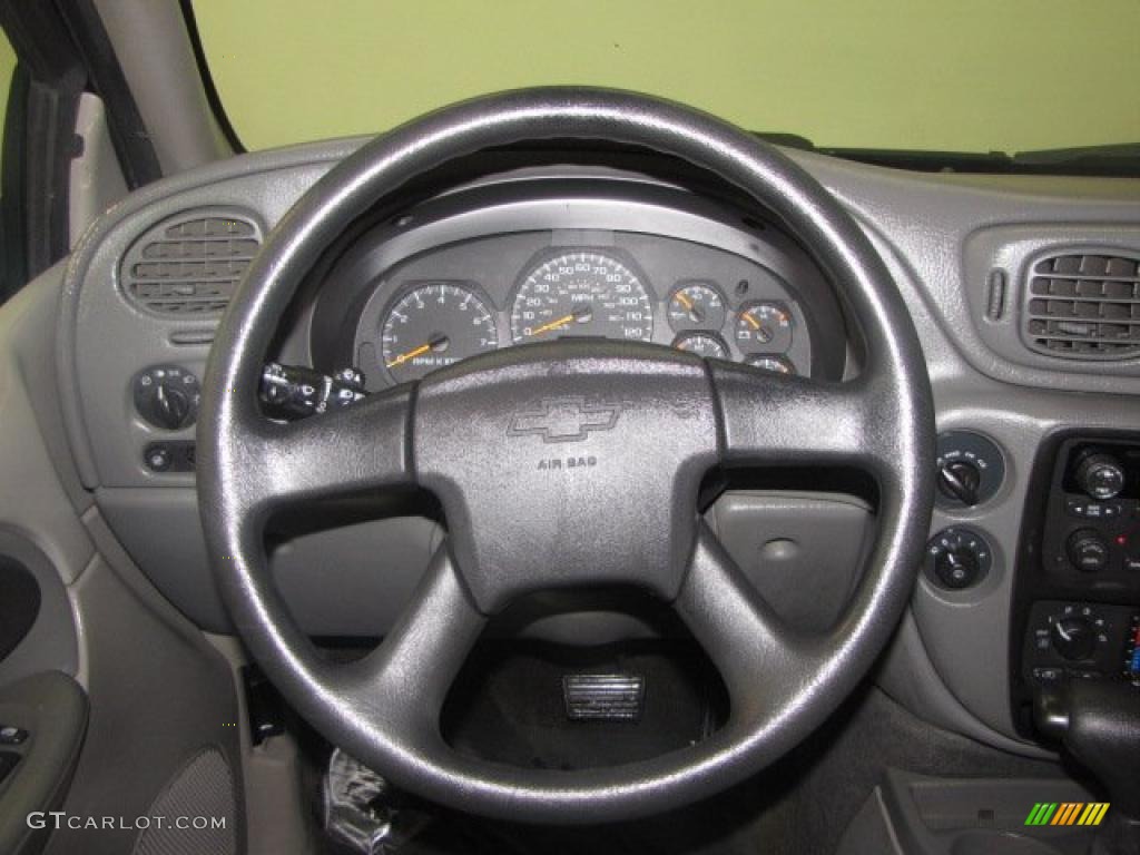 2004 TrailBlazer LS 4x4 - Indigo Blue Metallic / Medium Pewter photo #10