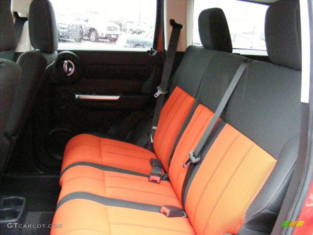 Dark Slate Gray/Orange Interior 2009 Dodge Nitro R/T 4x4 Photo #46814628