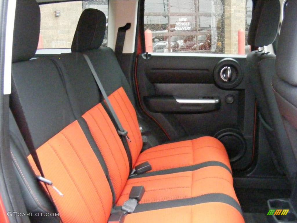 Dark Slate Gray/Orange Interior 2009 Dodge Nitro R/T 4x4 Photo #46814643