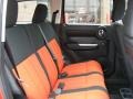 Dark Slate Gray/Orange 2009 Dodge Nitro R/T 4x4 Interior Color