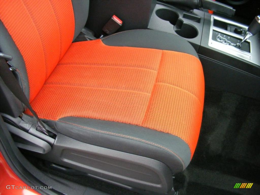 Dark Slate Gray/Orange Interior 2009 Dodge Nitro R/T 4x4 Photo #46814670