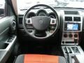 2009 Dodge Nitro Dark Slate Gray/Orange Interior Dashboard Photo