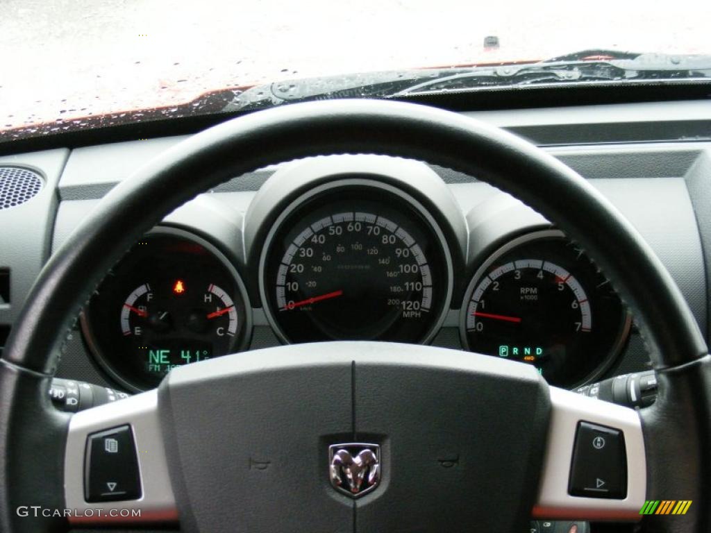 2009 Nitro R/T 4x4 - Sunburst Orange Pearl / Dark Slate Gray/Orange photo #17