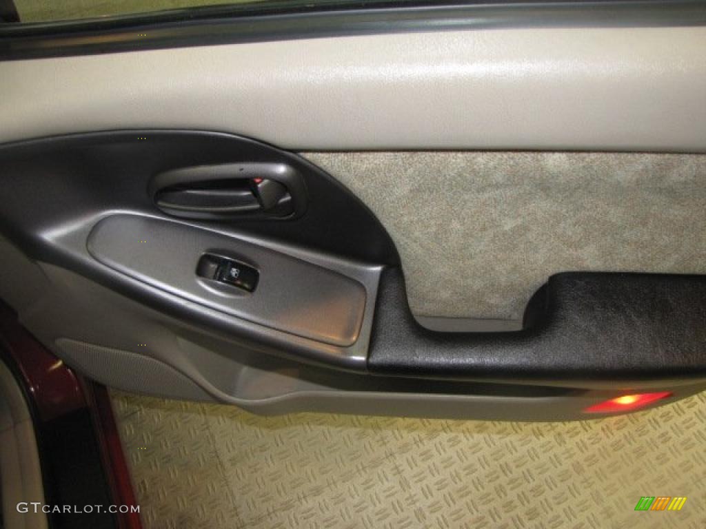 2002 Elantra GLS Sedan - Chianti Red / Beige photo #18