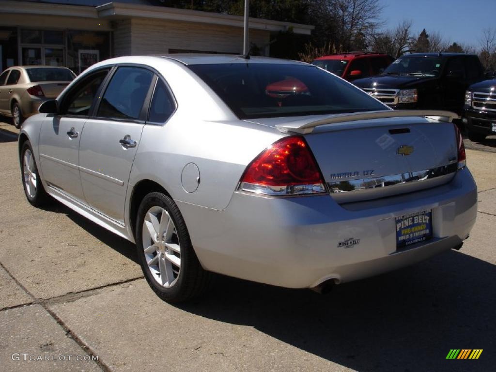 2010 Impala LTZ - Silver Ice Metallic / Ebony photo #6