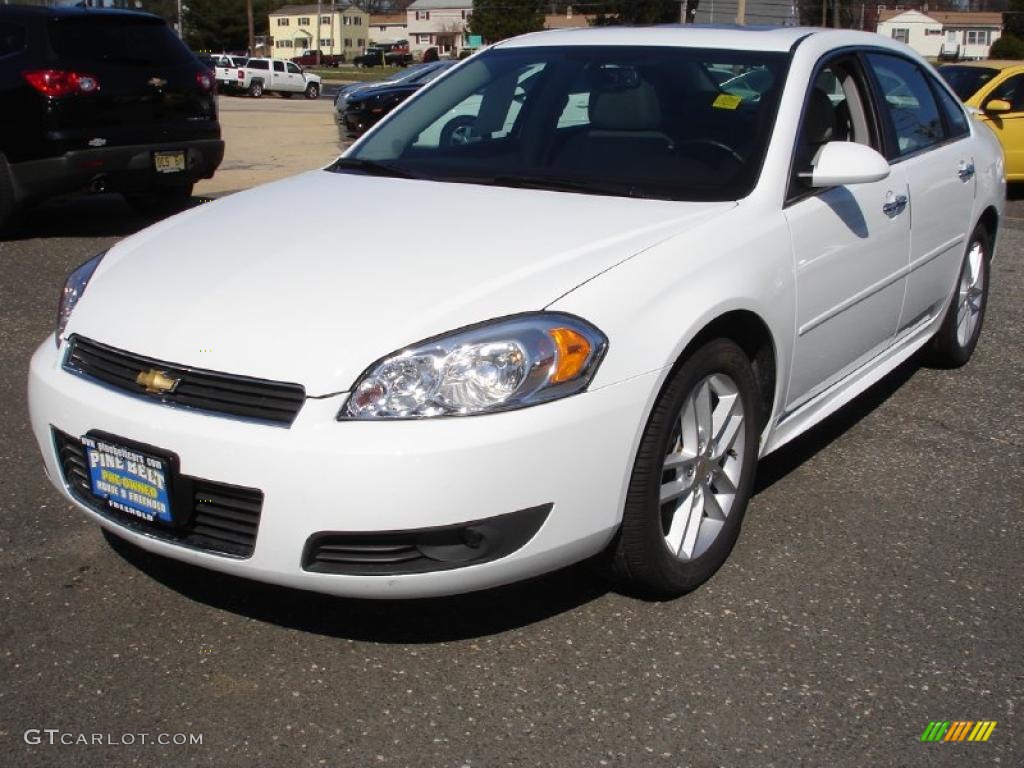 2010 Impala LTZ - Summit White / Gray photo #1